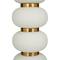 CosmoLiving by Cosmopolitan 28" Metal Orbs Style Base with Drum Shade Table Lamp
